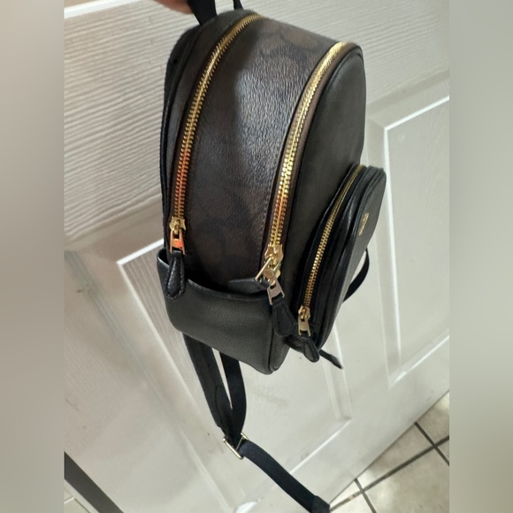 Coach Mini Court Backpack In Signature Canvas like new condition - Picture 5 of 9